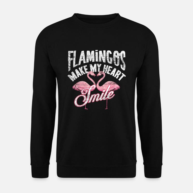 flamingo - Unisex Sweatshirt - black