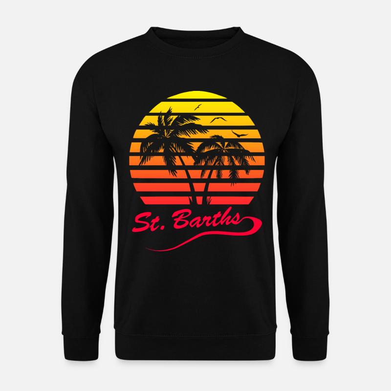 SaintBarthélemy - Sweat-shirt Unisexe - noir