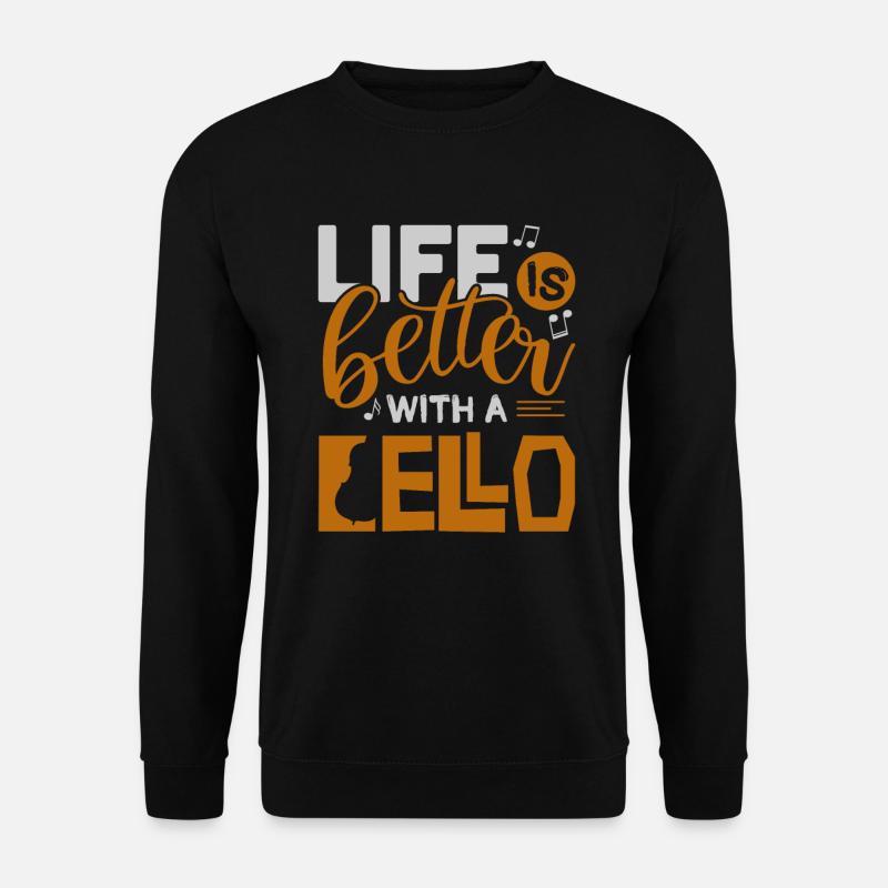 cello - Unisex Sweatshirt - black