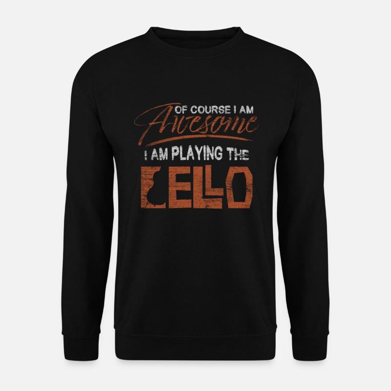 violoncelle - Sweat-shirt Unisexe - noir