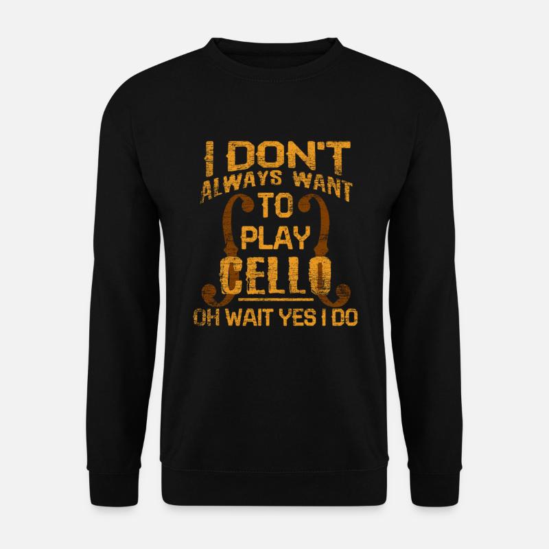 Cello - Unisex Pullover - Schwarz