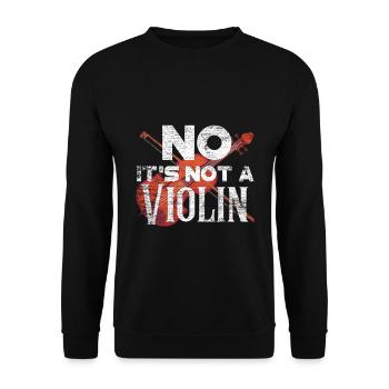 Cello - Unisex Pullover - Schwarz - Vorne - Alina (178cm) & Michal (187cm)
