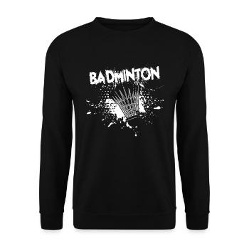 badminton - Sweat-shirt Unisexe - noir - Devant - Alina (178cm) & Michal (187cm)