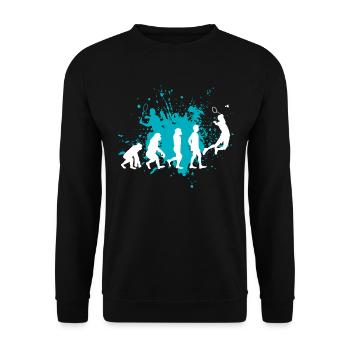 badminton - Sweat-shirt Unisexe - noir - Devant - Alina (178cm) & Michal (187cm)