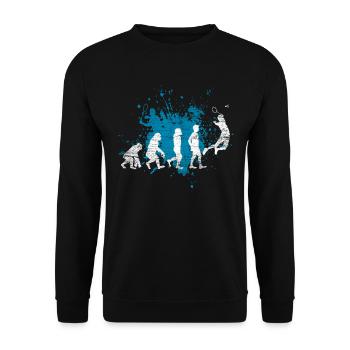 badminton - Sweat-shirt Unisexe - noir - Devant - Alina (178cm) & Michal (187cm)