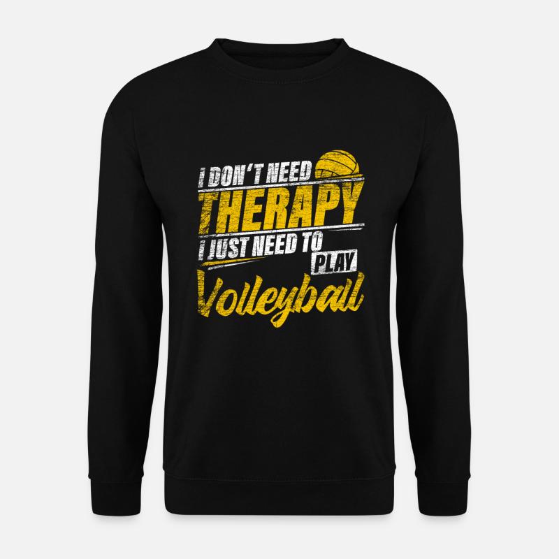 Volleyball - Unisex Pullover - Schwarz