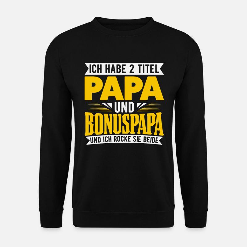Bonuspapa stepfather - Unisex Sweatshirt - black