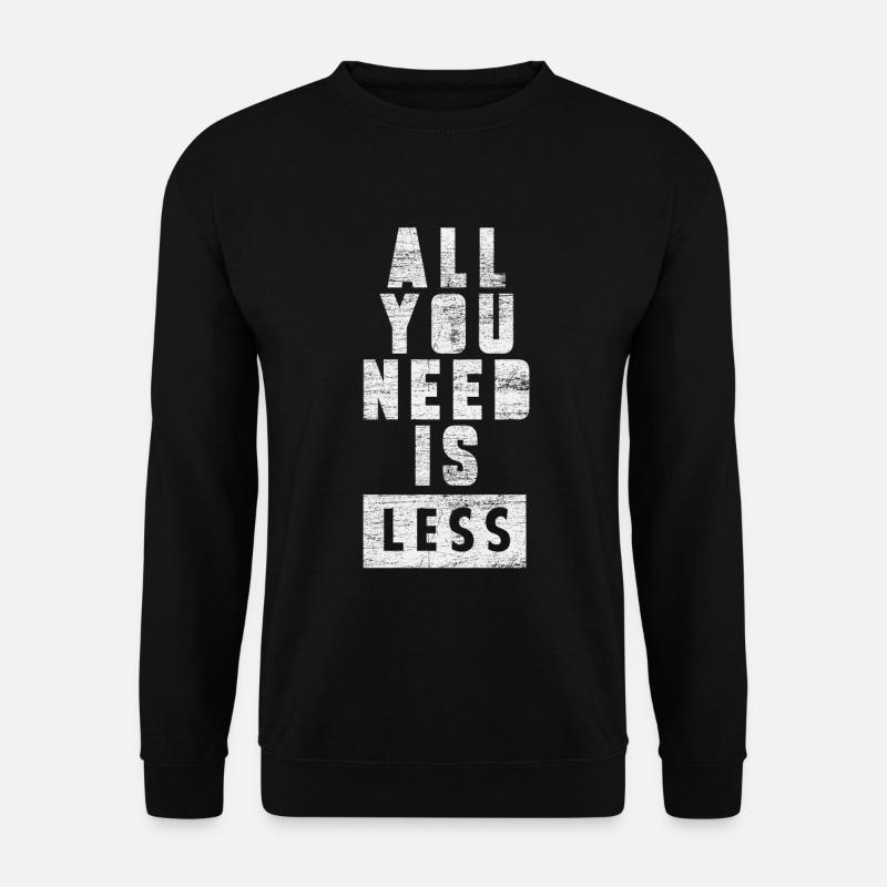 minimalism - Unisex Sweatshirt - black