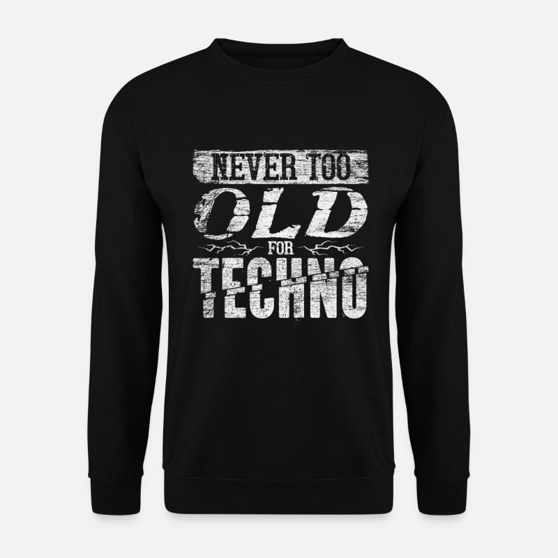 Techno - Unisex Sweatshirt - black