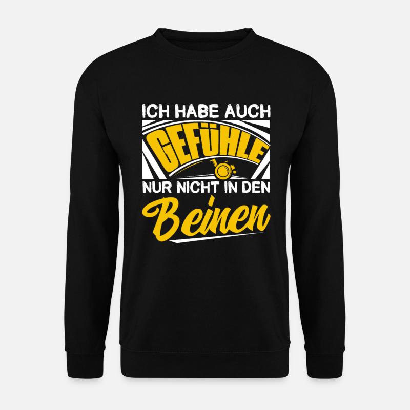 Querschnittsgelähmt Rollstuhl - Unisex Pullover - Schwarz