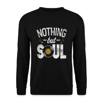 Soul Music - Unisex Pullover - Schwarz - Vorne - Alina (178cm) & Michal (187cm)