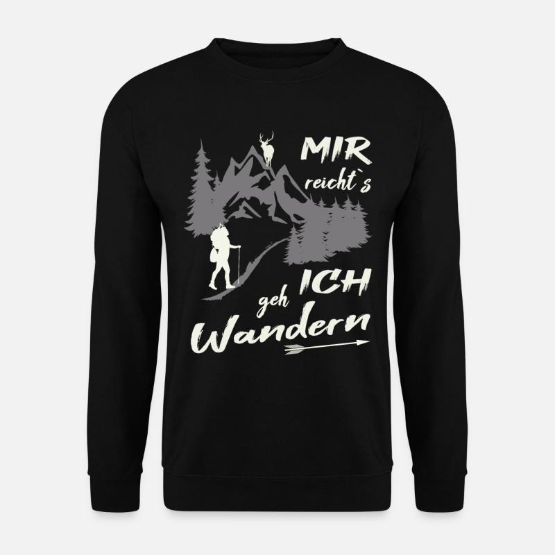 Mir reichts ich geh wandern - Unisex Pullover - Schwarz