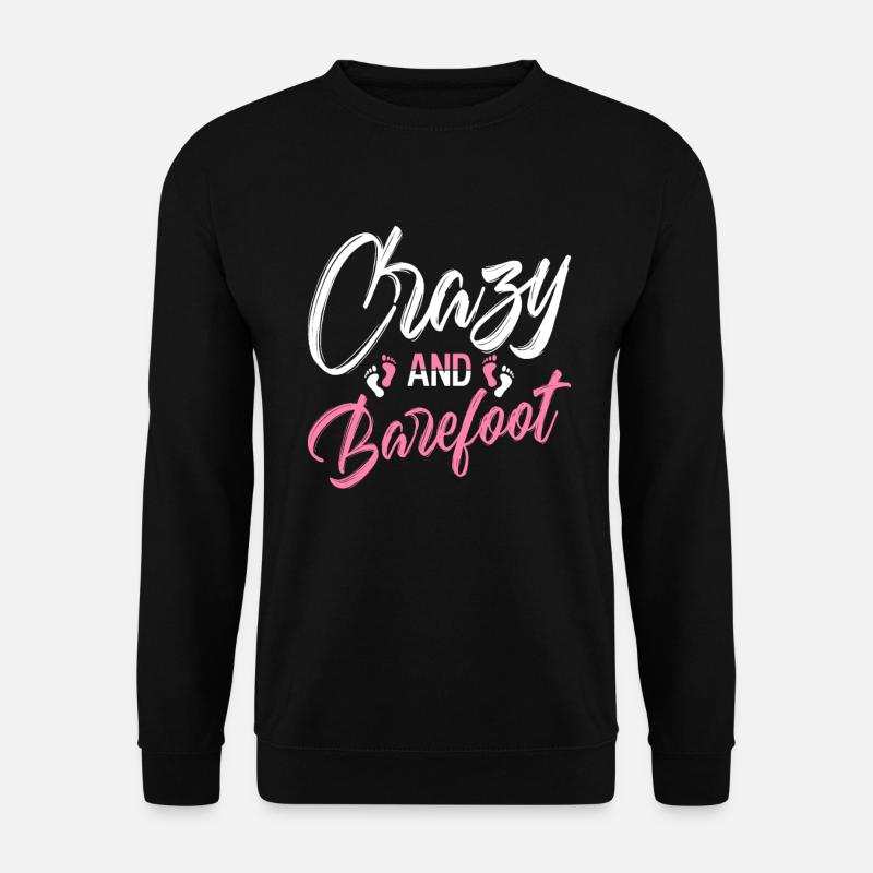 Barfuß - Unisex Pullover - Schwarz