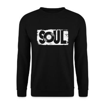 Soul Musik - Unisex Pullover - Schwarz - Vorne - Alina (178cm) & Michal (187cm)