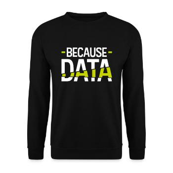computer scientist - Unisex Sweatshirt - black - Front - Alina (178cm) & Michal (187cm)