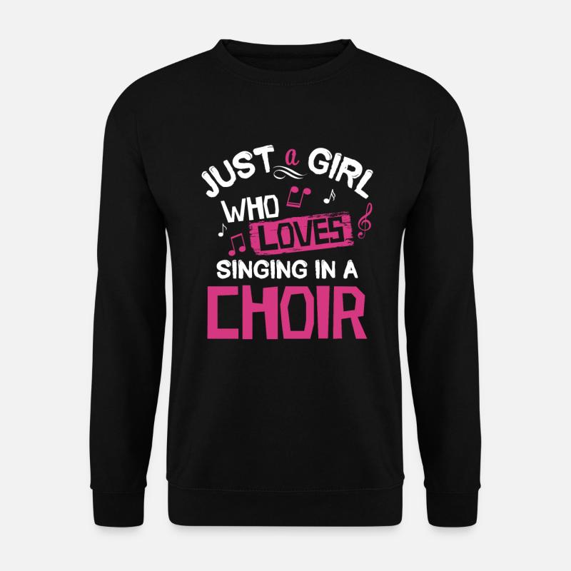 Chanteuse de choeur - Sweat-shirt Unisexe - noir