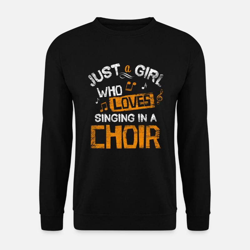 Chor Sängerin - Unisex Pullover - Schwarz