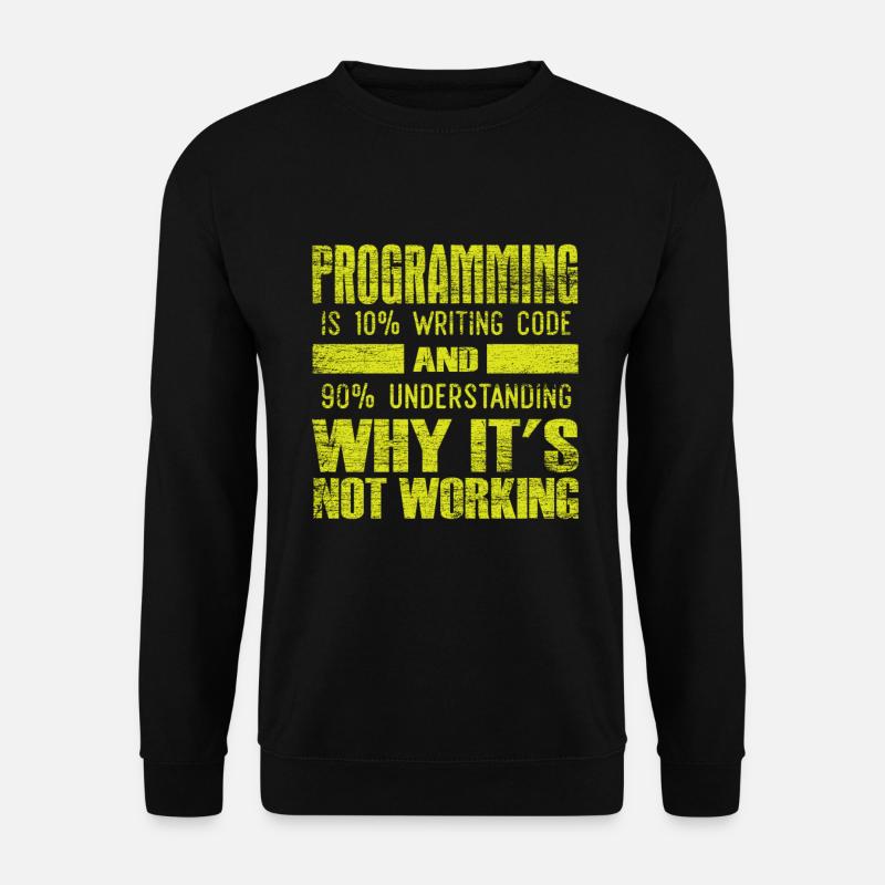programmation - Sweat-shirt Unisexe - noir