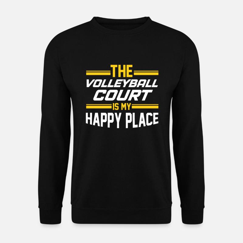 Volleyball - Unisex Pullover - Schwarz