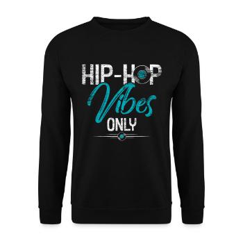 Hip hop - Sweat-shirt Unisexe - noir - Devant - Alina (178cm) & Michal (187cm)