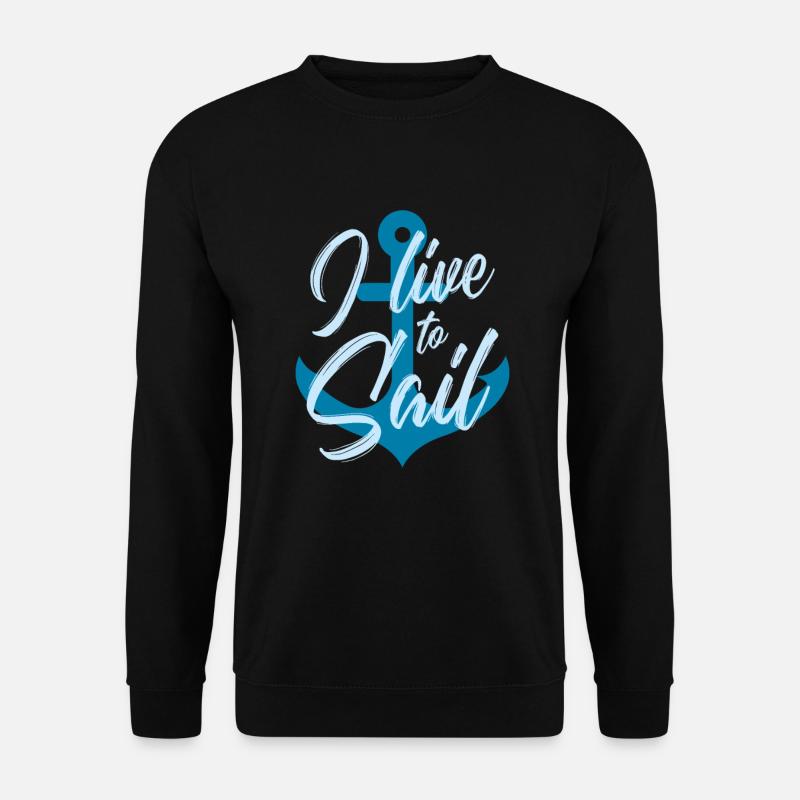 Segeln - Unisex Pullover - Schwarz