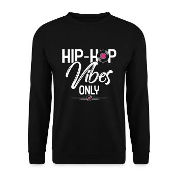 Hip hop - Sweat-shirt Unisexe - noir - Devant - Alina (178cm) & Michal (187cm)