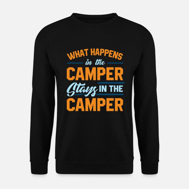 Camper Wohnwagen - Unisex Pullover - Schwarz