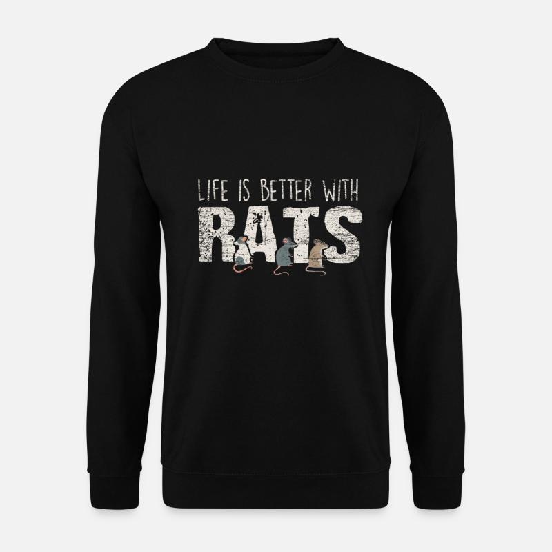 rat - Unisex Sweatshirt - black