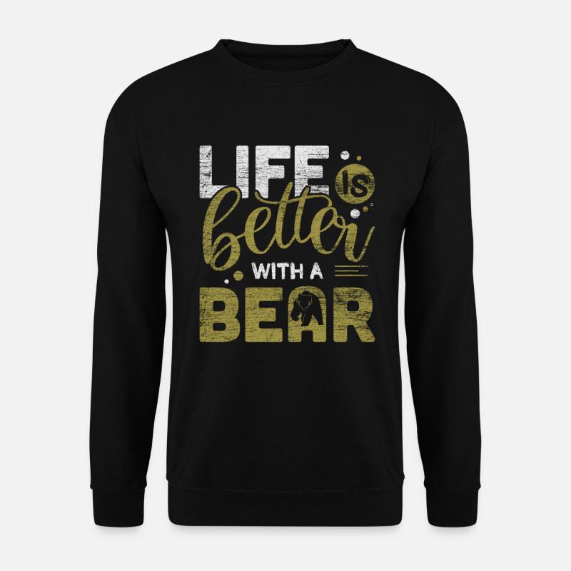 bear - Unisex Sweatshirt - black