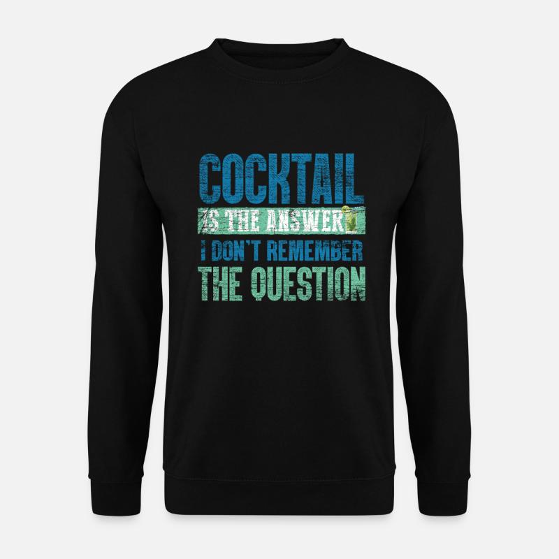 Cocktail Bar - Unisex Pullover - Schwarz