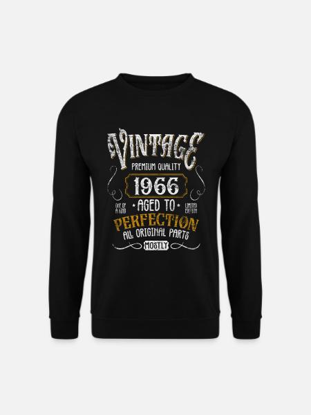 Birthday born in 1966 - Unisex Sweatshirt - black