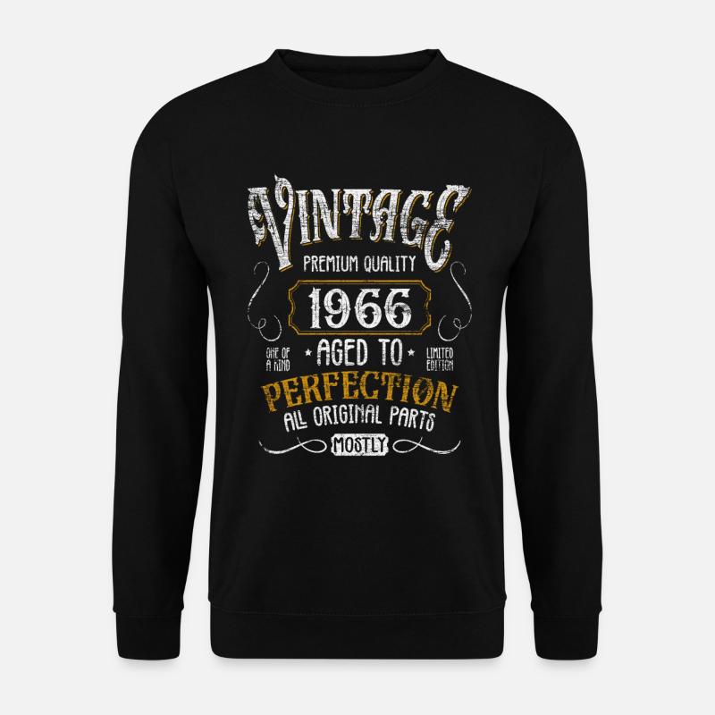 Birthday born in 1966 - Unisex Sweatshirt - black