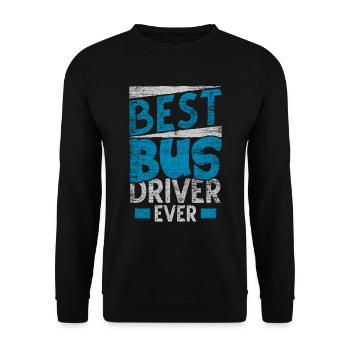 conducteur - Sweat-shirt Unisexe - noir - Devant - Alina (178cm) & Michal (187cm)