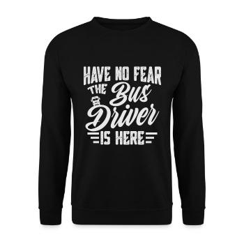 conducteur - Sweat-shirt Unisexe - noir - Devant - Alina (178cm) & Michal (187cm)