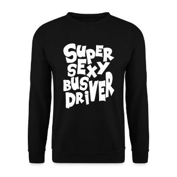 conducteur - Sweat-shirt Unisexe - noir - Devant - Alina (178cm) & Michal (187cm)