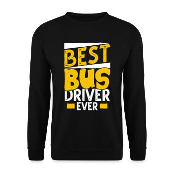 conducteur - Sweat-shirt Unisexe - noir - Devant - Alina (178cm) & Michal (187cm)