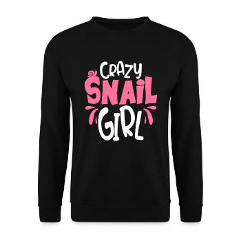 slug - Unisex Sweatshirt - black - Front - Alina (178cm) & Michal (187cm)