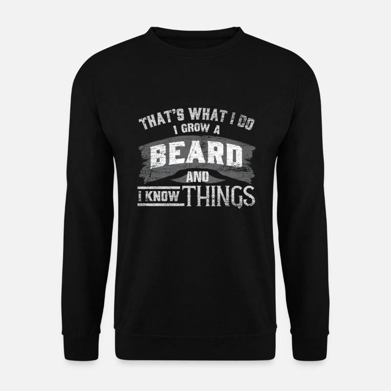 beard - Unisex Sweatshirt - black