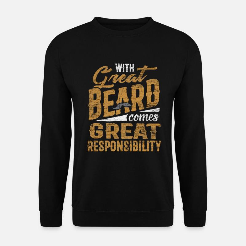 beard - Unisex Sweatshirt - black