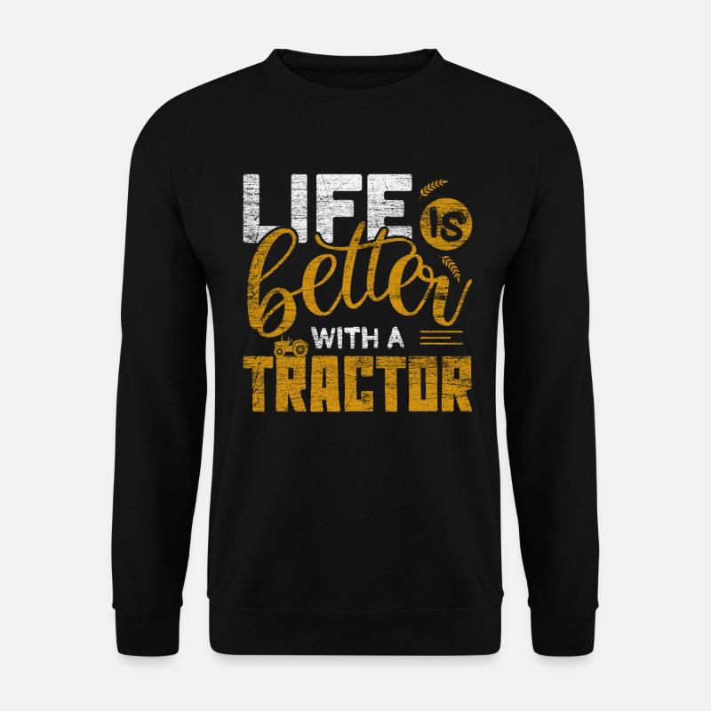 tractor - Unisex Sweatshirt - black