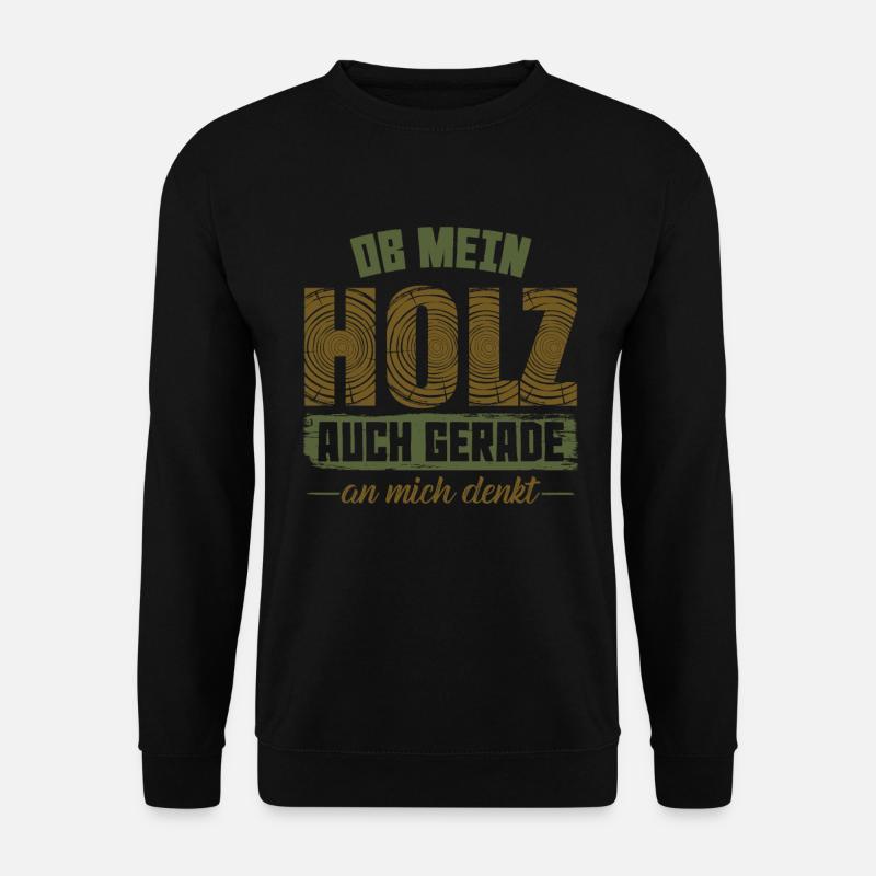Holz Handwerker - Unisex Pullover - Schwarz