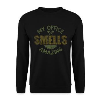 lumberjack - Unisex Sweatshirt - black - Front - Alina (178cm) & Michal (187cm)
