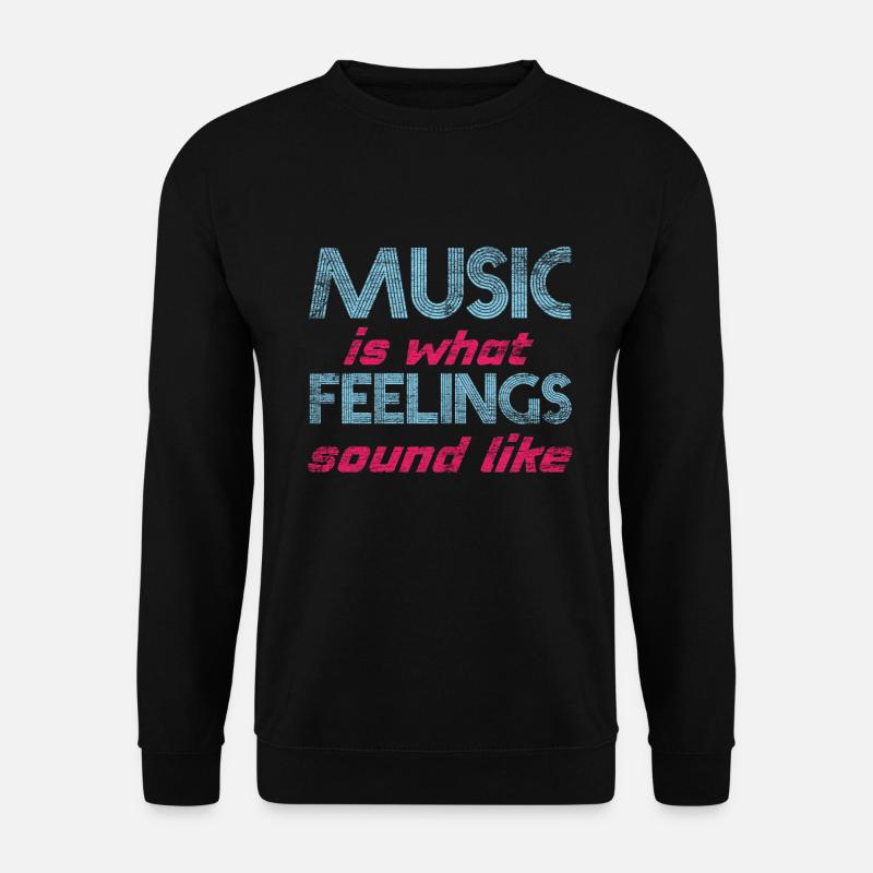 Musik - Unisex Pullover - Schwarz