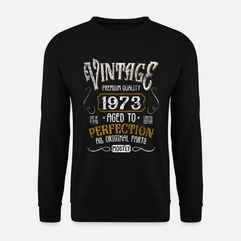 Geburtstag Jahrgang 1973 - Unisex Pullover - Schwarz