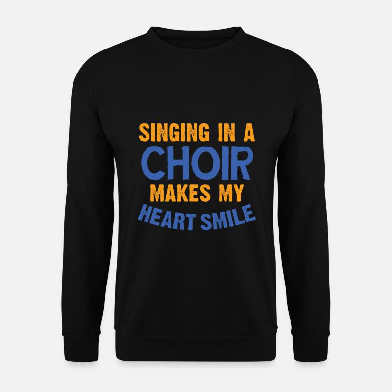 Chor Sänger Singen - Unisex Pullover - Schwarz