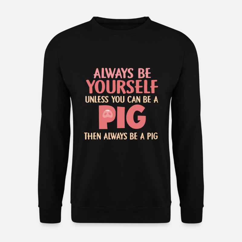 pig - Unisex Sweatshirt - black