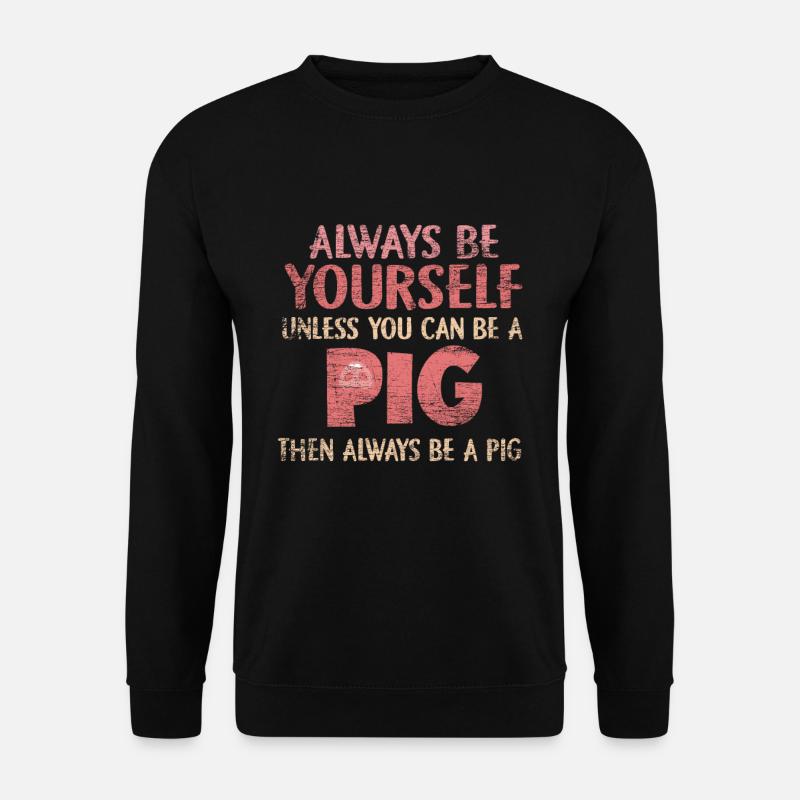 pig - Unisex Sweatshirt - black