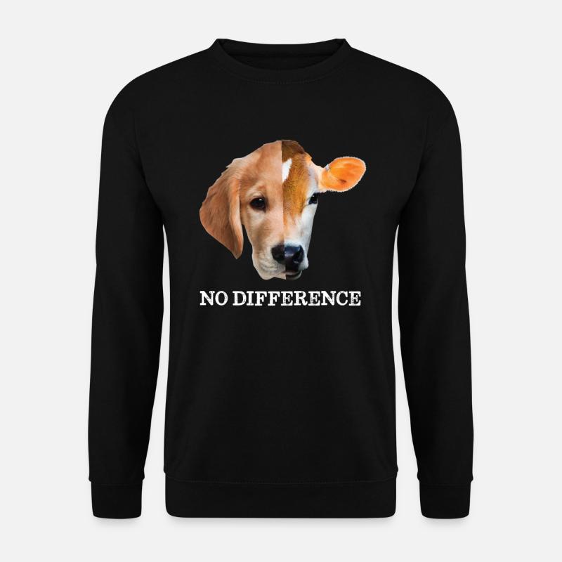No difference Vegan - Unisex Sweatshirt - black