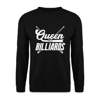 Billard - Unisex Pullover - Schwarz - Vorne - Alina (178cm) & Michal (187cm)