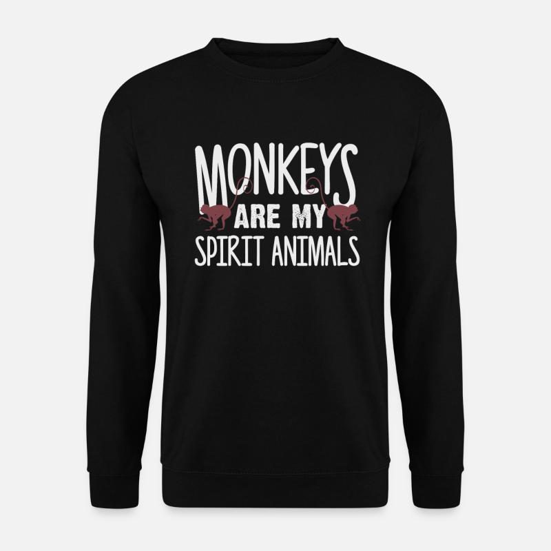 monkey - Unisex Sweatshirt - black